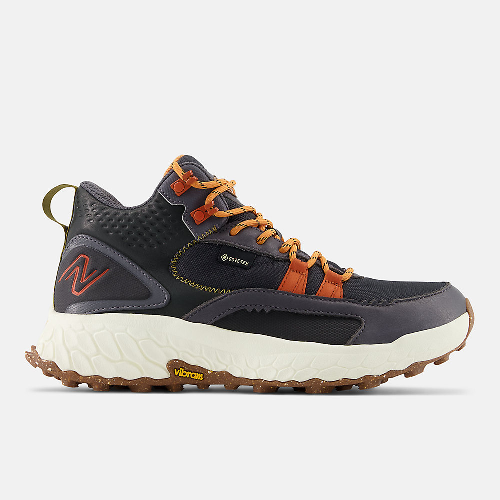 New Balance Fresh Foam X Hierro Mid Gore-Tex&reg; Shoes Black with Magnet and Cayenne